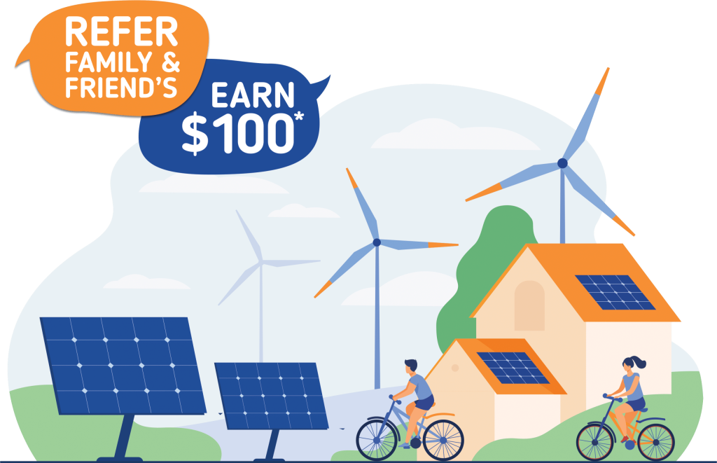 residential solar panels refer and earn money