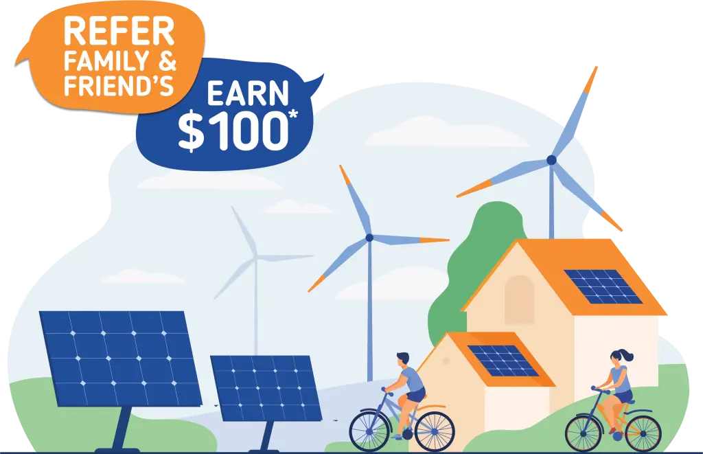 residential solar panels refer and earn money