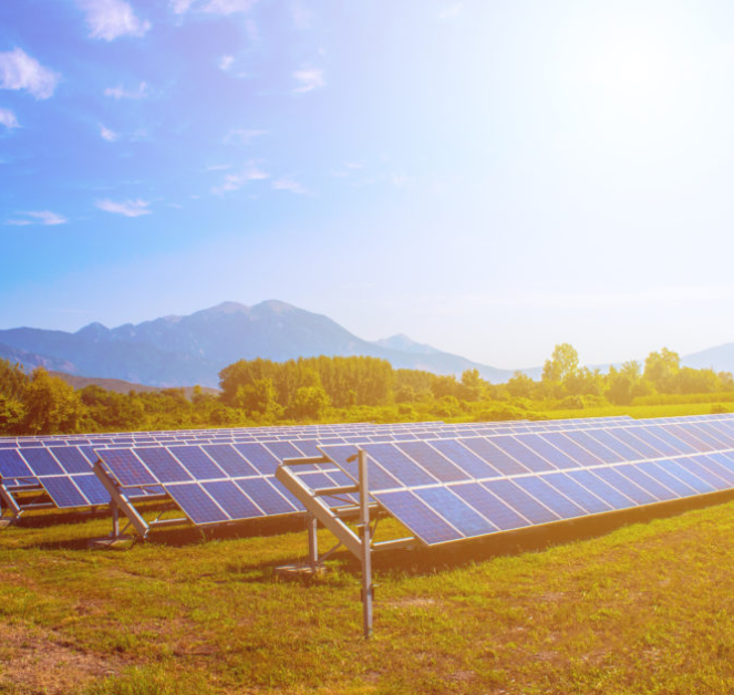 Solar Farming in Australia with inverter