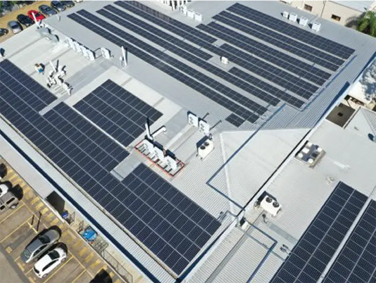 Australian laboratory service solar panel install