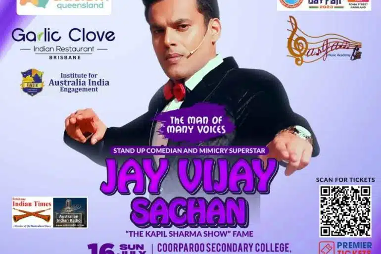 Laugh for a Cause: JayVijay Sachan Live in Brisbane, Supporting Autistic Kids